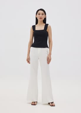Nayeli Textured Bustier Top