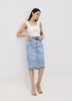 Nayeli Textured Bustier Top