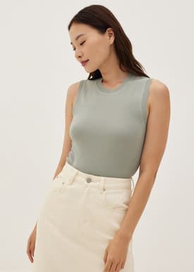 Ellsie Crew Neck Knit Top