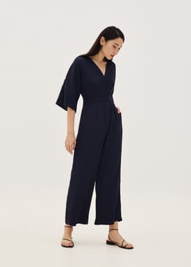 Keziah Pleat Front Straight Leg Jumpsuit