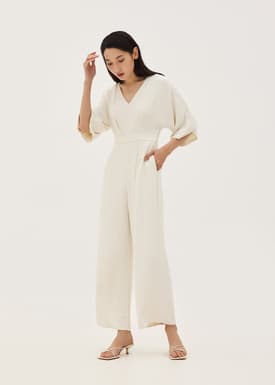 Keziah Pleat Front Straight Leg Jumpsuit