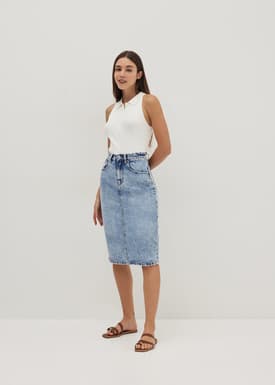 Maevis Button Down Polo Top