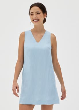 Mirielle Linen Shift Dress