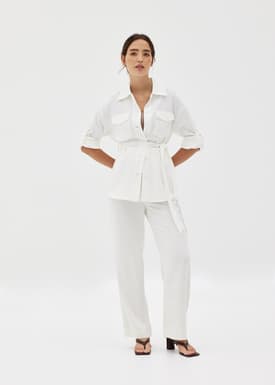 Freja Relaxed Sash Shirt