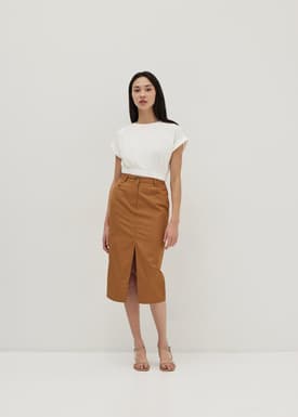 Rayona Elastic Jersey Top
