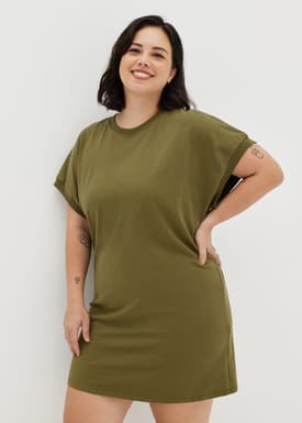Alessa Drop Sleeve T-shirt Dress