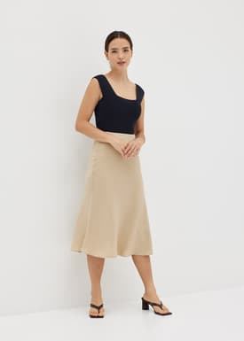Febby Knit Reversible Crop Top