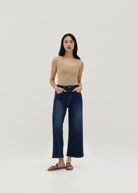 Febby Knit Reversible Crop Top