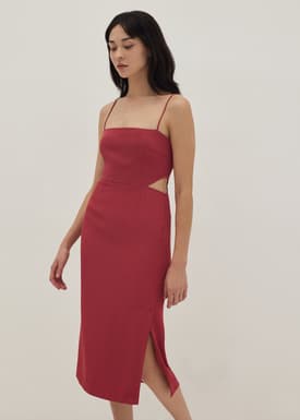 Jania Side Cut Out Pencil Dress