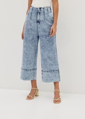 Arian Denim Culotte Jeans