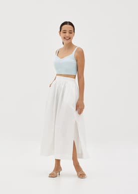 Lucia Tweed Bustier Padded Top