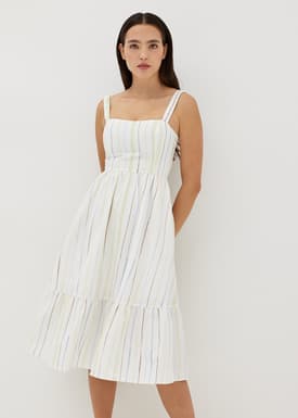 Mylah Fit & Flare Dress in Vivid Linings