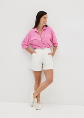 Hilson Linen Oversized Shirt