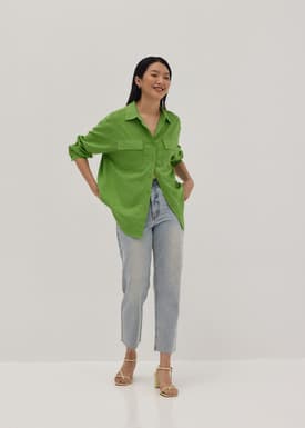 Hilson Linen Oversized Shirt