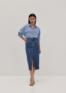 Hilson Linen Oversized Shirt