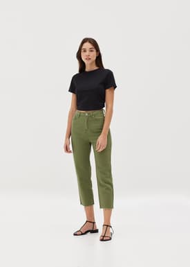 Liora Jersey Crop Tee