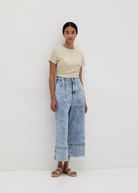 Liora Jersey Crop Tee