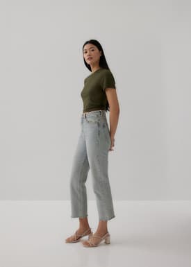 Liora Jersey Crop Tee