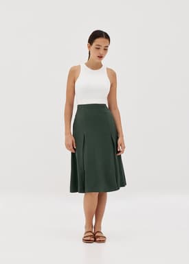 Esra A-line Pleat Skirt