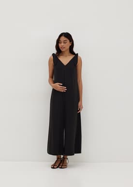 Seanna Maternity Nursing Tencel Jumpsuit