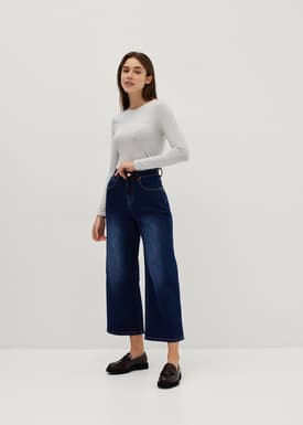 Striped Jersey Fitted Sweater