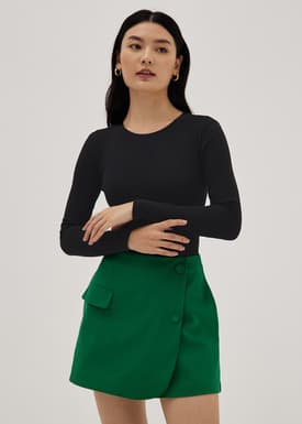 Padded Open Back Jersey Bodysuit