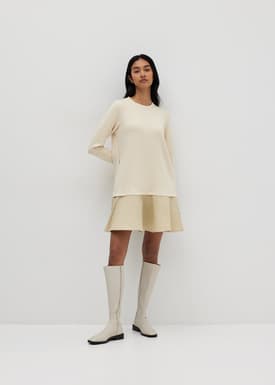 Jurni Neoprene A-line Mini Dress