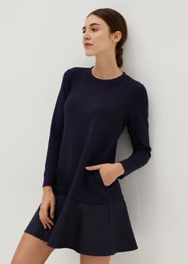 Jurni Neoprene A-line Mini Dress