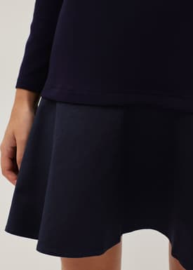 Jurni Neoprene A-line Mini Dress