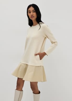 Jurni Neoprene A-line Mini Dress
