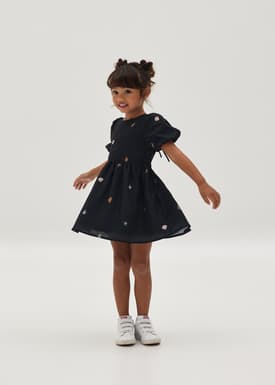 Caraline Back Cut Out Dress in Tidal Daydream