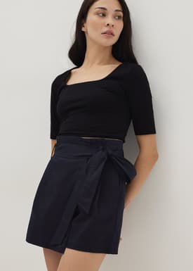 Ariyah Tailored Paperbag Skort