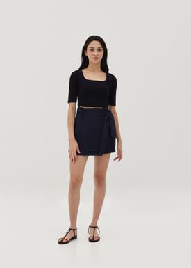 Ariyah Tailored Paperbag Skort