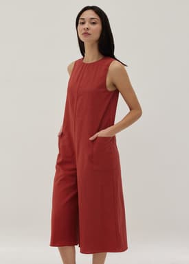 Stacci Linen Wide Leg Jumpsuit