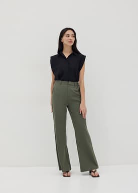Johanna Collared Shell Top