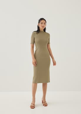 Madelia Turtleneck Bodycon Dress