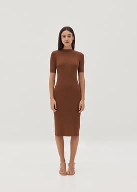 Madelia Turtleneck Bodycon Dress