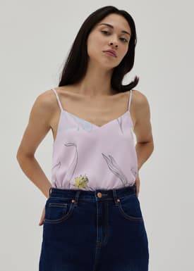 Britta Sweetheart Camisole in Gentle Awakening