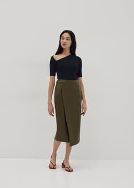 Stella Asymmetrical Knit Top