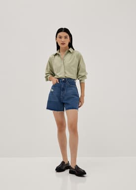Aida Balloon Sleeve Shirt