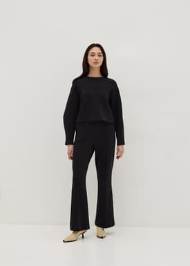 Phoebe Neoprene Boxy Top