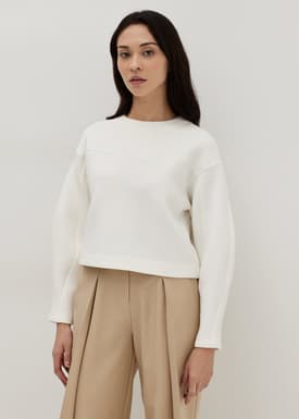 Phoebe Neoprene Boxy Top