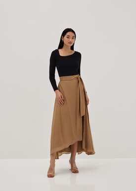 Sylvia Asymmetrical Knit Top