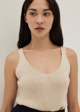 Ilyna Low Back Knit Tank