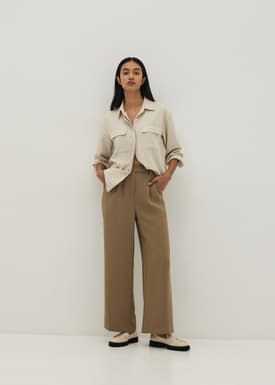 Kylie Tailored Wide Leg Pants
