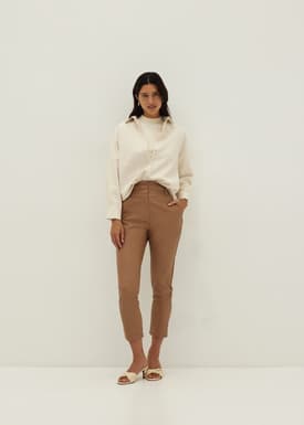 Oversized Collared Button Down Shirt