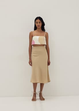 Aerith Crop Camisole in Joyous Affair