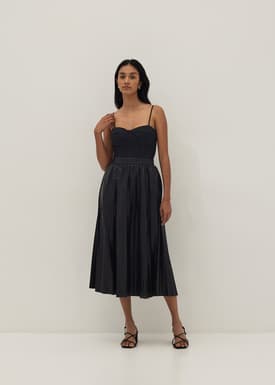 Shiloh Padded Tweed Bustier Top