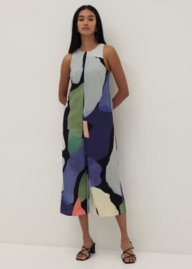 Olenna Straight Leg Jumpsuit in Joyous Affair