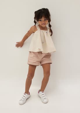 Nellie Embroidered Swing Camisole in Humble Abode